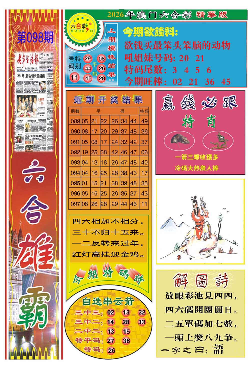 098期六合雄霸[图]